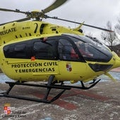 Se rompe la muñeca en la montaña leonesa y tiene que ser rescatada en helicóptero