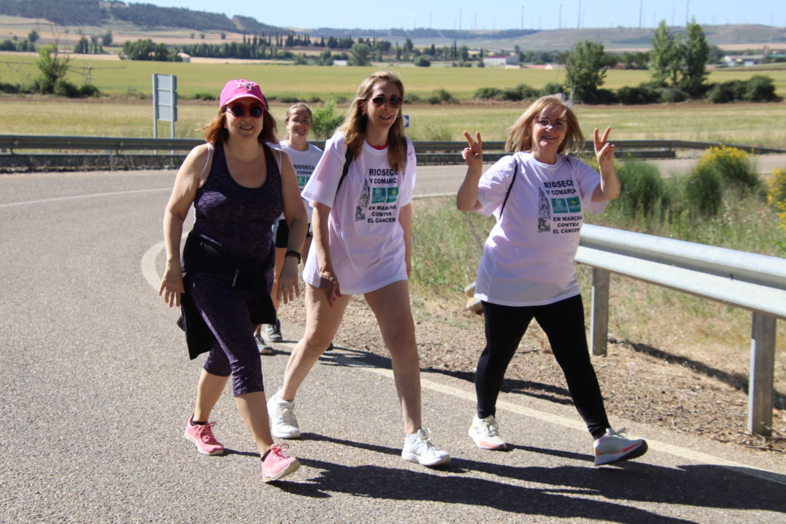 La octava marcha contra el cáncer de Rioseco, en imágenes