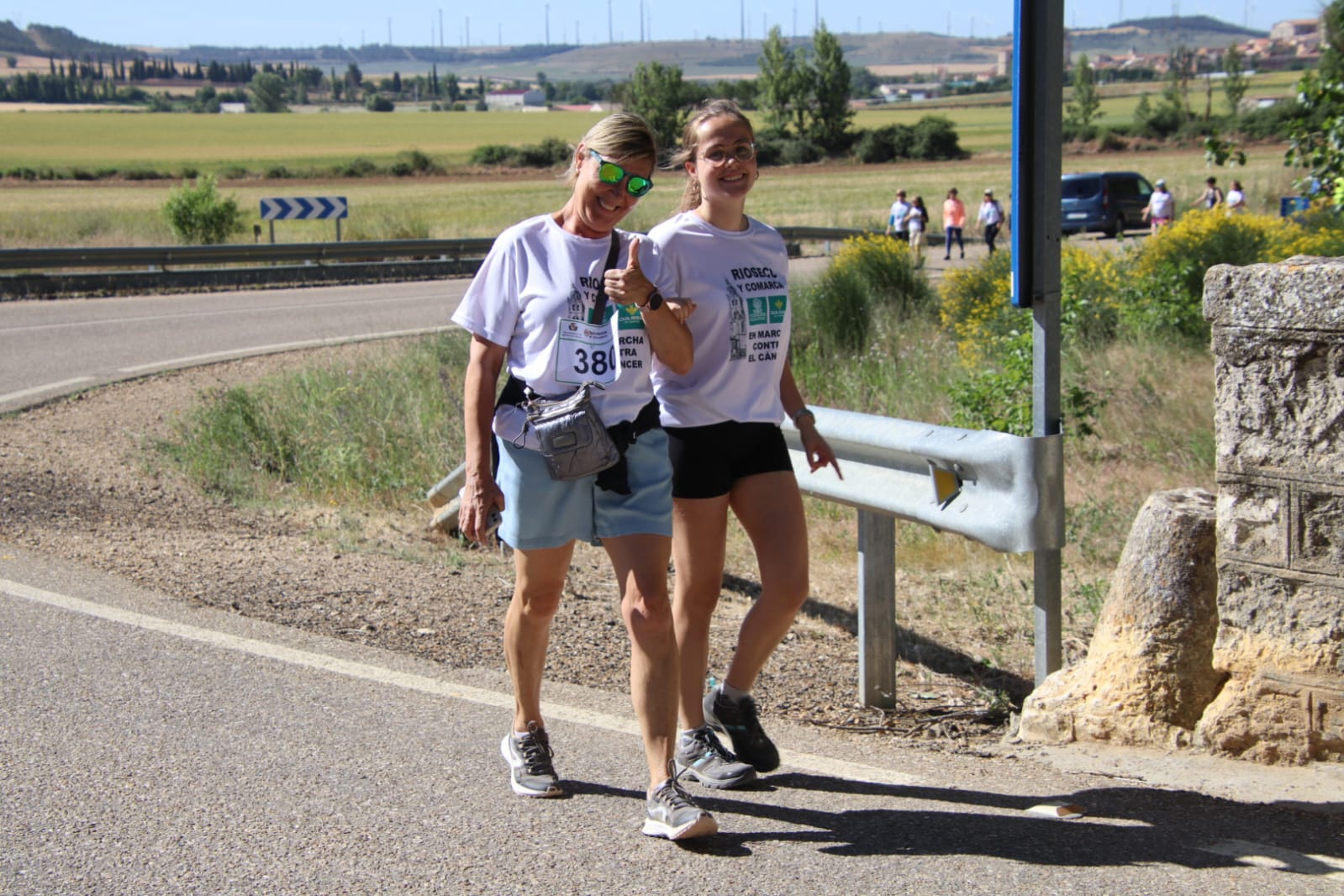 La octava marcha contra el cáncer de Rioseco, en imágenes