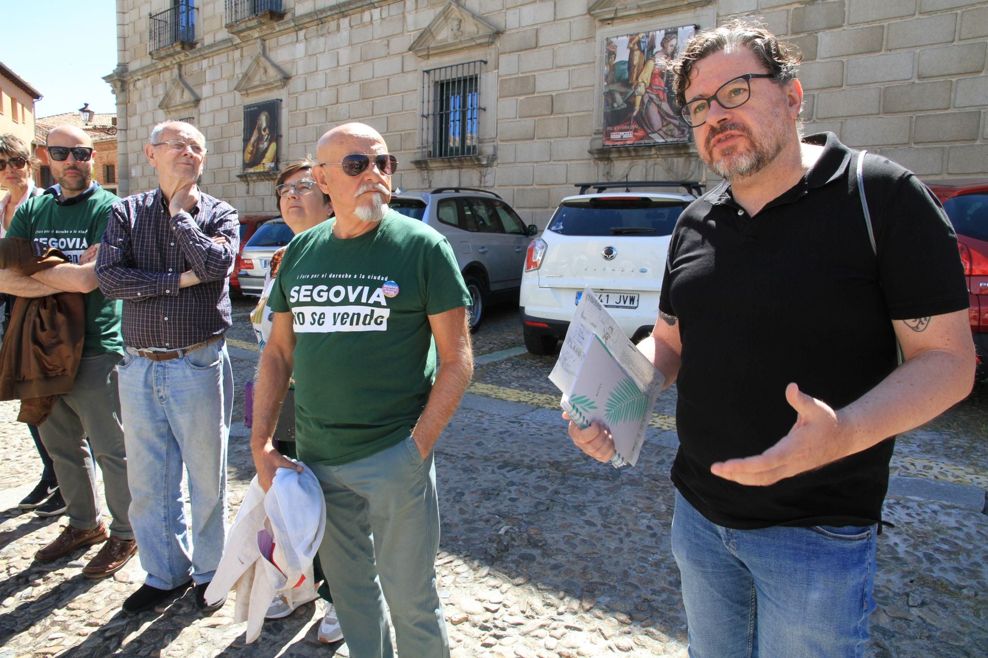 Fotografías del paseo para explicar la gentrificación de Segovia