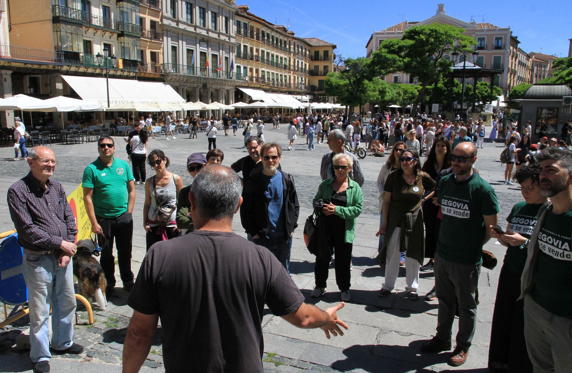 Fotografías del paseo para explicar la gentrificación de Segovia