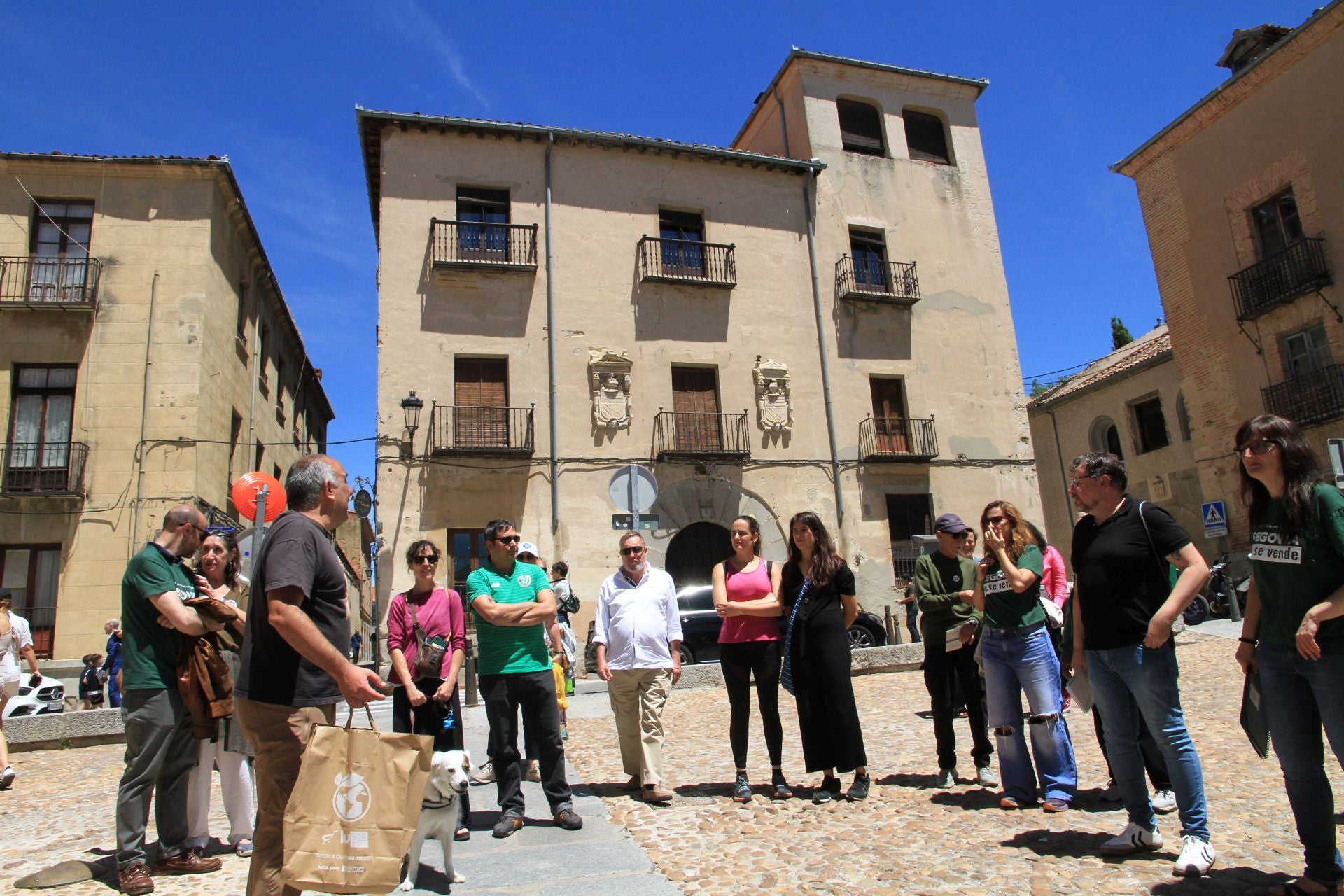 Fotografías del paseo para explicar la gentrificación de Segovia