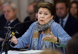 La exministra y exconsejera de la Junta de Andalucía, Magdalena Álvarez, durante el juicio por los ERE,en una imagen de archivo.