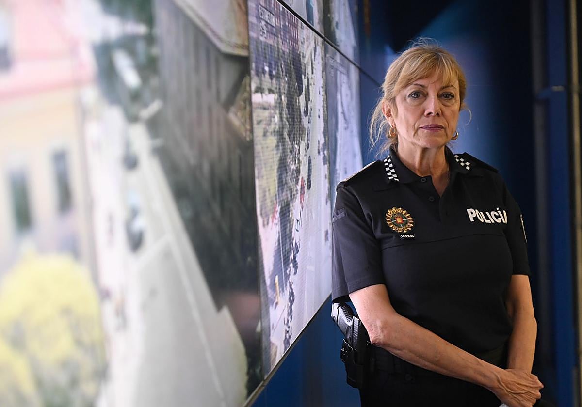 La superintendente de la Policía Local de Valladolid, Julia González.