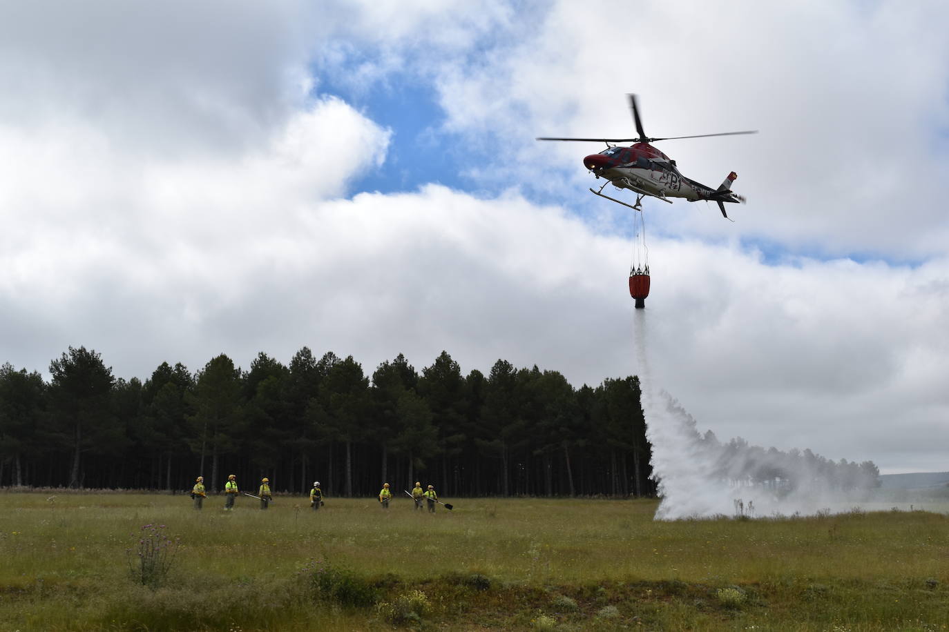 Así es el dispositivo contra incendios en la época de peligro alto