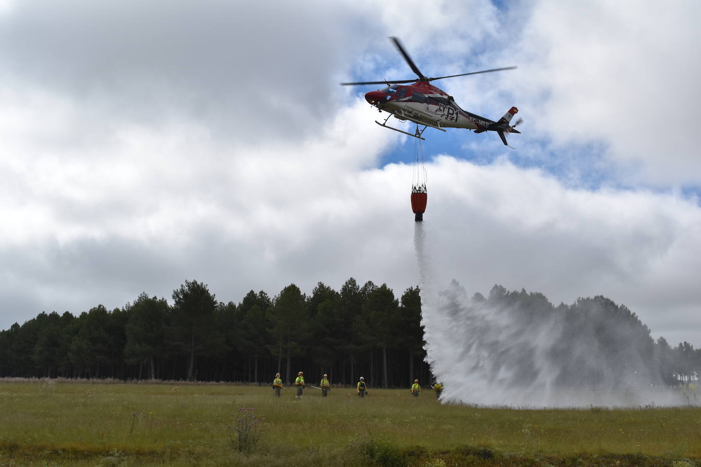 Así es el dispositivo contra incendios en la época de peligro alto