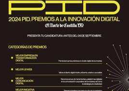 Cartel anunciador de los premios.