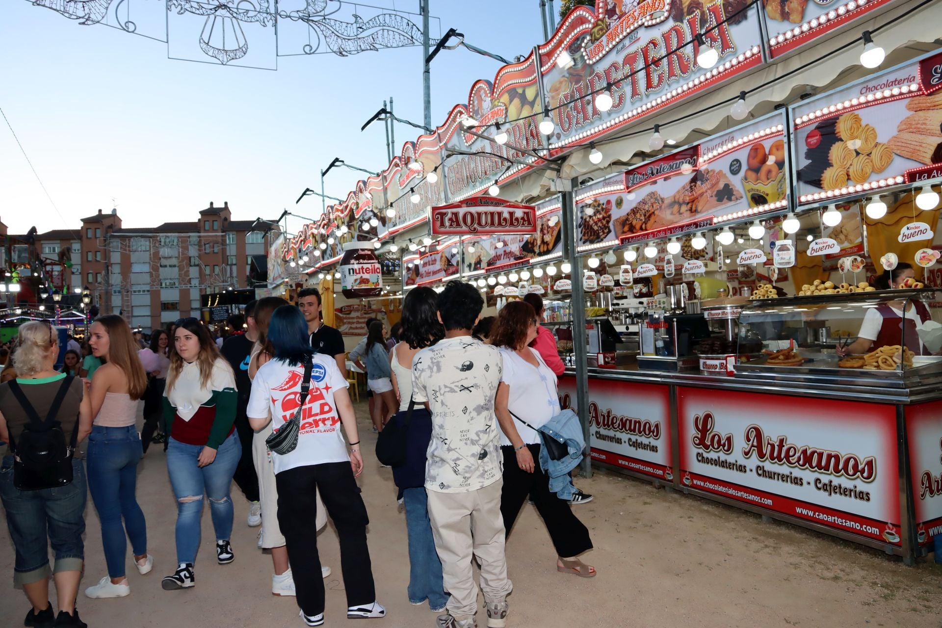 Fotografías del primer día de ferias en La Albuera