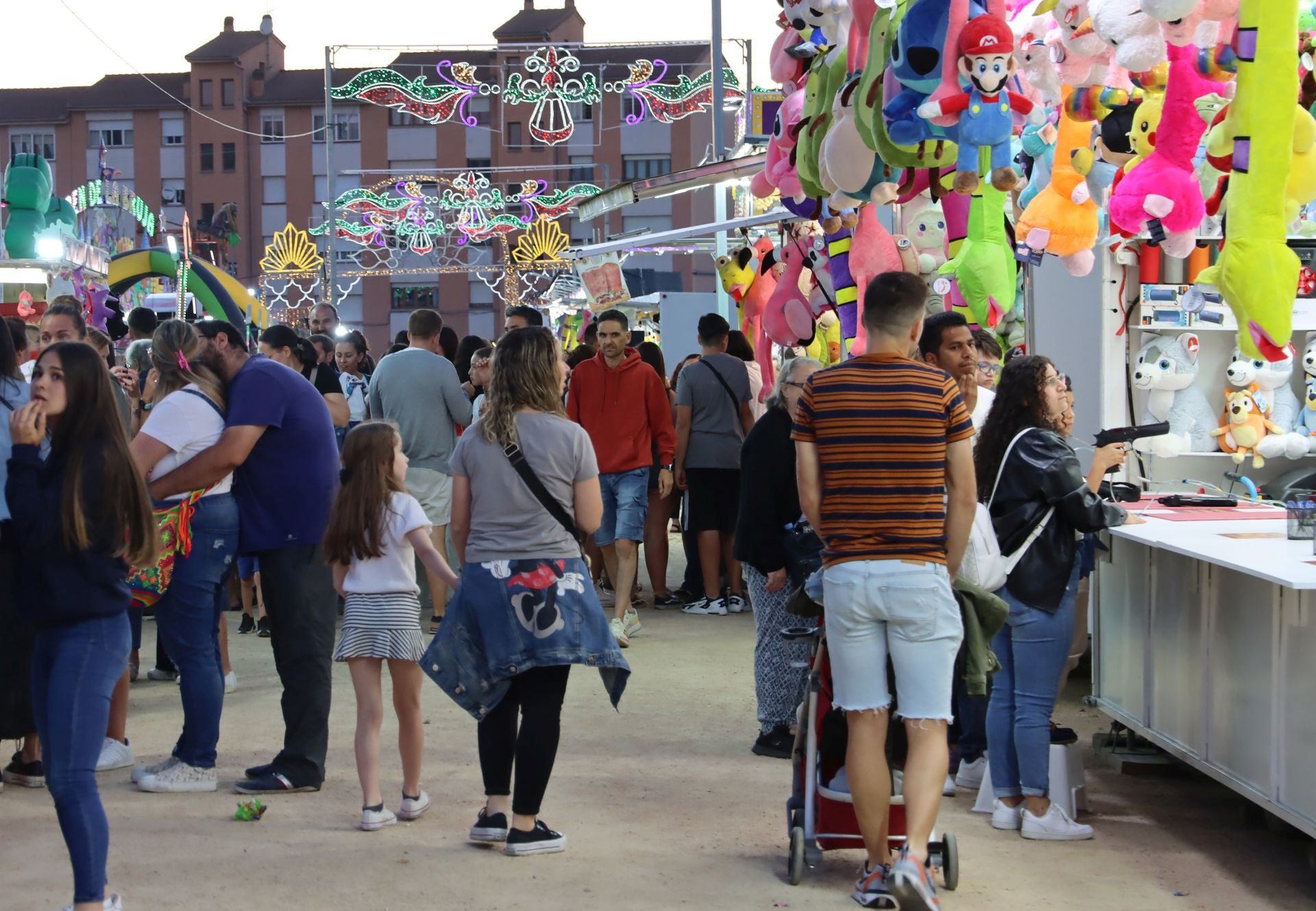 Fotografías del primer día de ferias en La Albuera