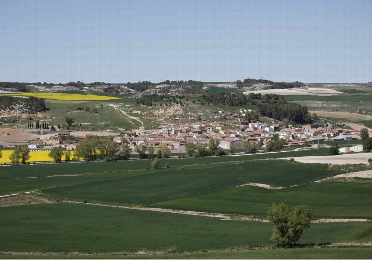 Panorámica de Castroverde de Cerrato.