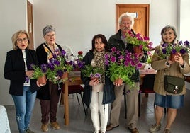 Flores para adornar Valdecañas de Cerrato.