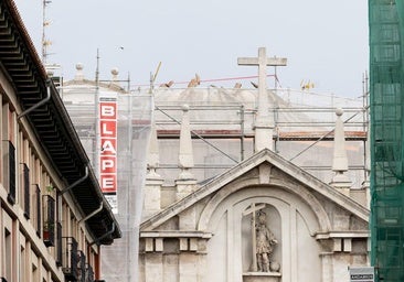 Técnicos de Patrimonio visitarán hoy la iglesia de la Vera Cruz tras el derrumbe de la cúpula