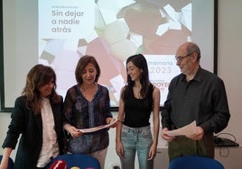 Presentación de la memoria de 2023 de la Fundación Aldaba-Proyecto Hombre, este jueves.