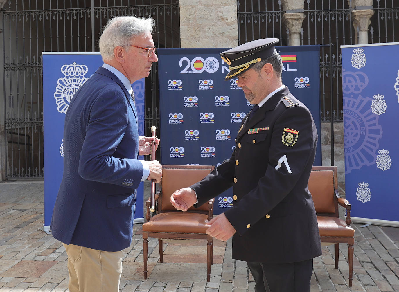 La Policía Nacional de Palencia homenajea a los agentes víctimas de terrorismo