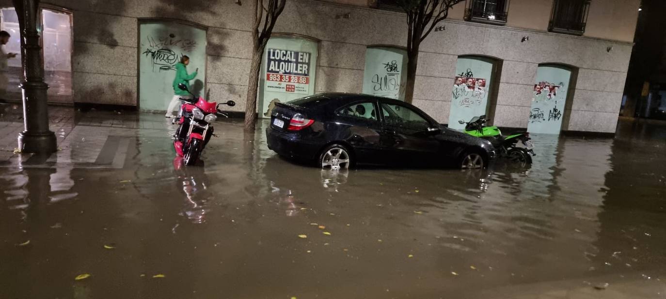 La tormenta en Valladolid, en imágenes