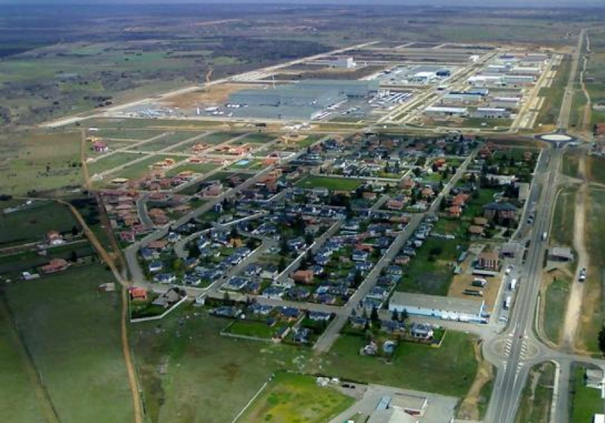 Vista aérea del municipio.