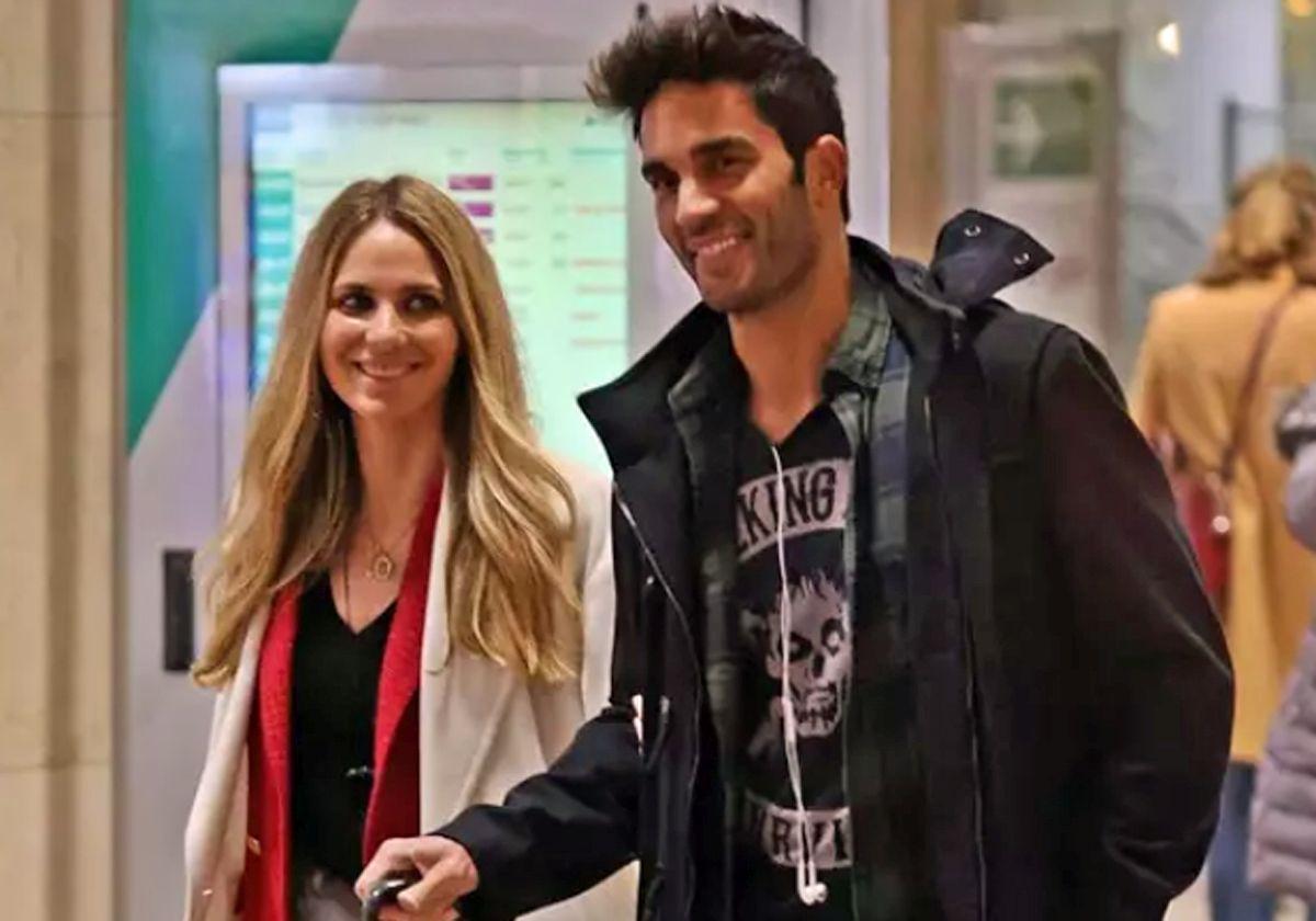 Vanesa Romero y el vallisoletano Santi Burgoa, en una imagen de archivo.