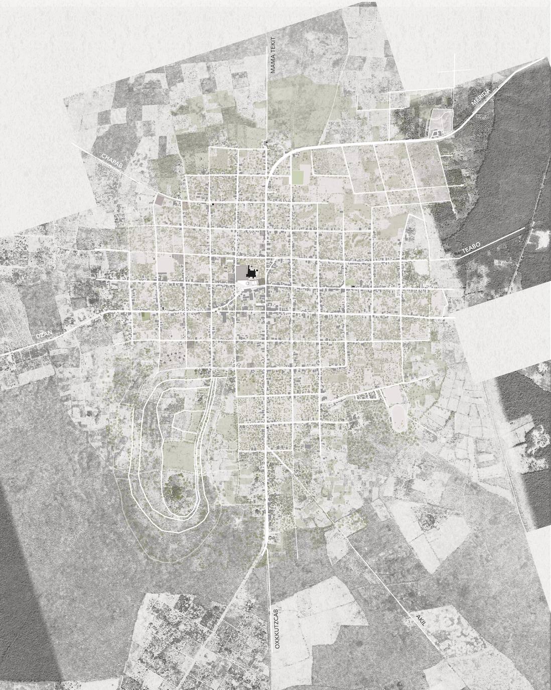 Plan integral del paisaje arquitectónico y cultural de Maní, en Yucatán (México) de Lab Pab. Premio 'Otros campos de actividad'.