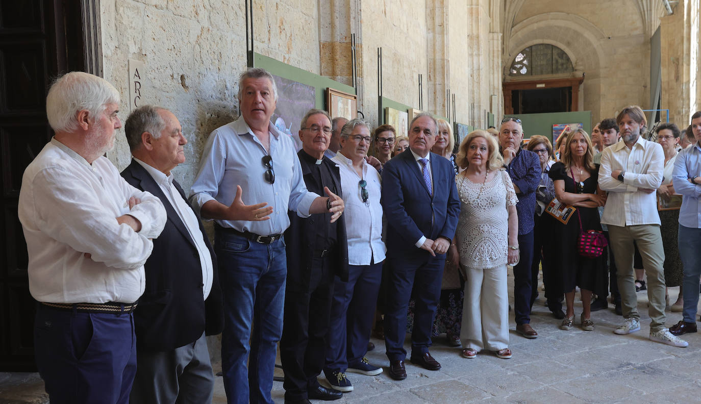 Veintisiete artistas palentinos exponen en el claustro de la Catedral