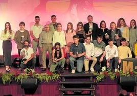 Entrega de premios de la pasda Muestra de Cine.