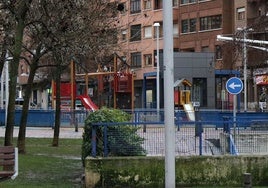 Parque infantil situado en la plaza José Zorrilla de Segovia.