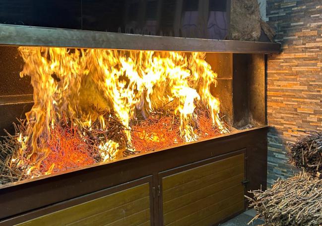 La cocina de El lagar de Traspinedo al inicio de la jornada