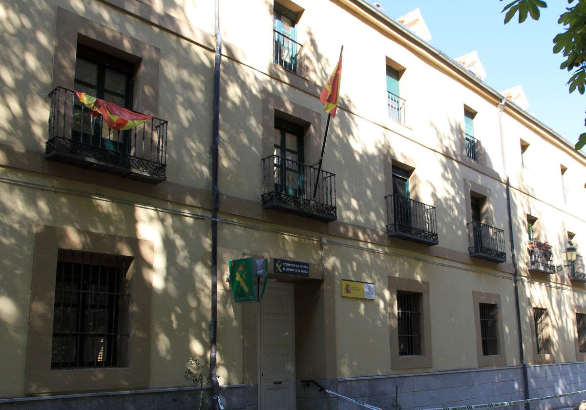 Cuartel de la Guardia Civil en el Real Sitio de San Ildefonso.