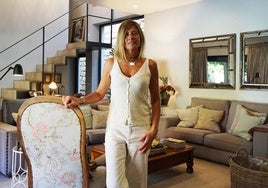 Montse de la Fuente, directora creativa de Lola Geijo en esta bonita vivienda