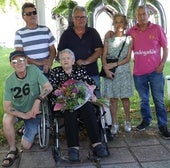 Isabel, un siglo de historia viva de Pedrajas: «Doy gracias a Dios por llegar a los cien años»