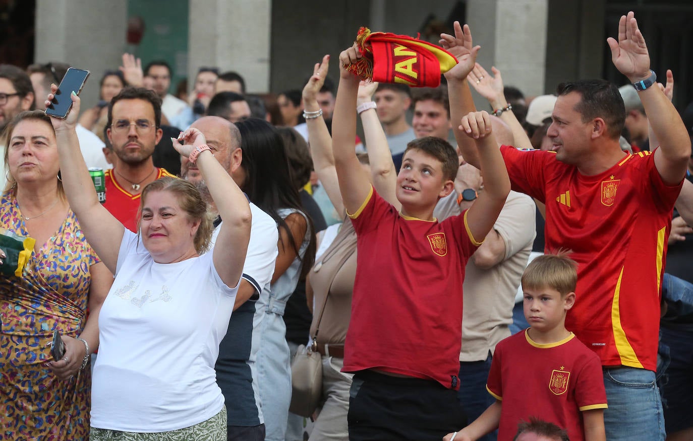 ¡Euforia en Segovia con el triunfo de España!