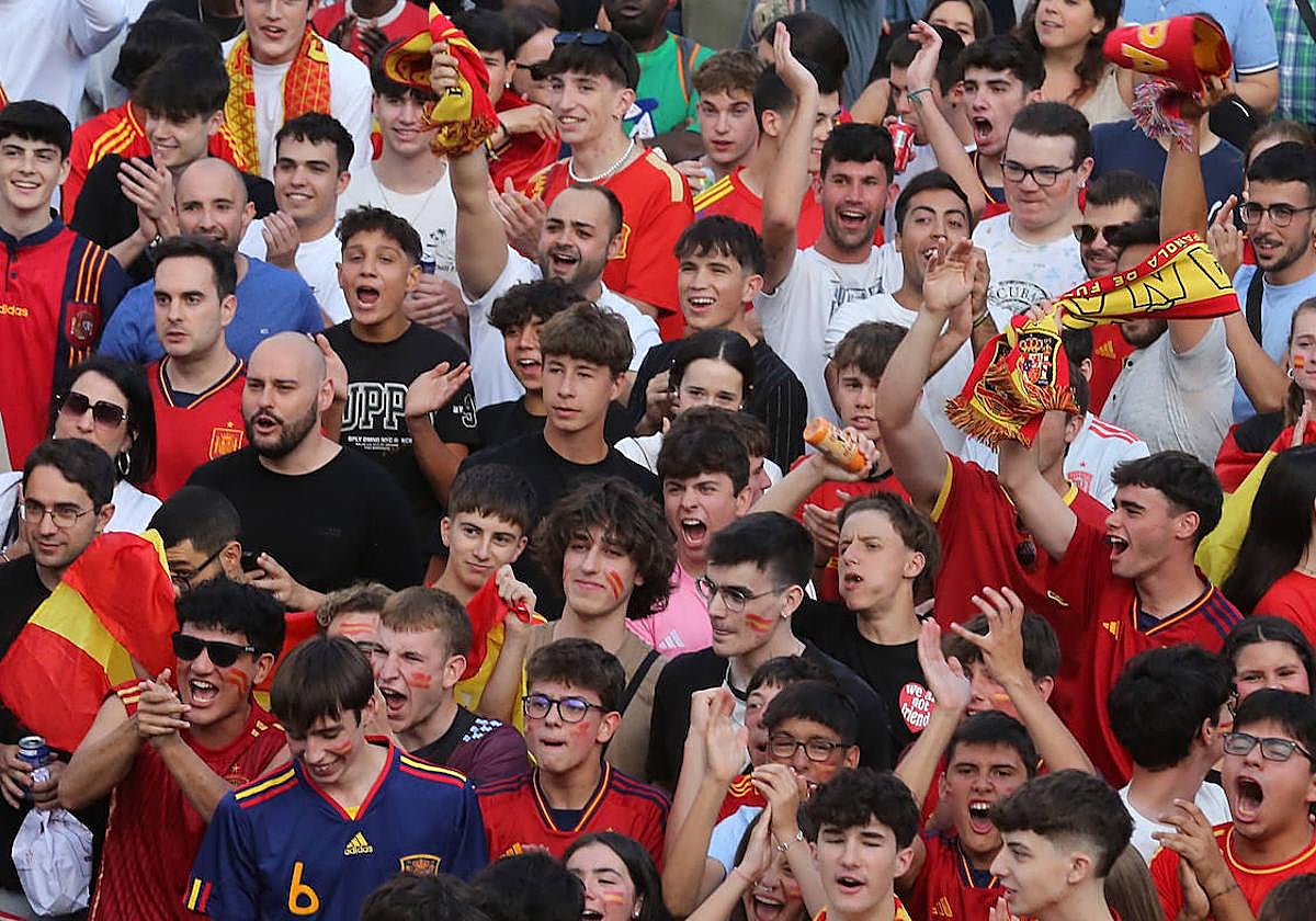 ¡Euforia en Segovia con el triunfo de España!