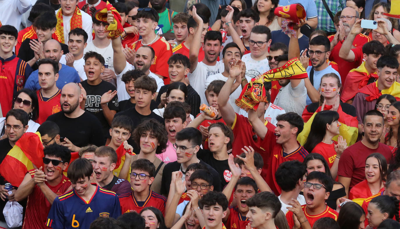 ¡Euforia en Segovia con el triunfo de España!