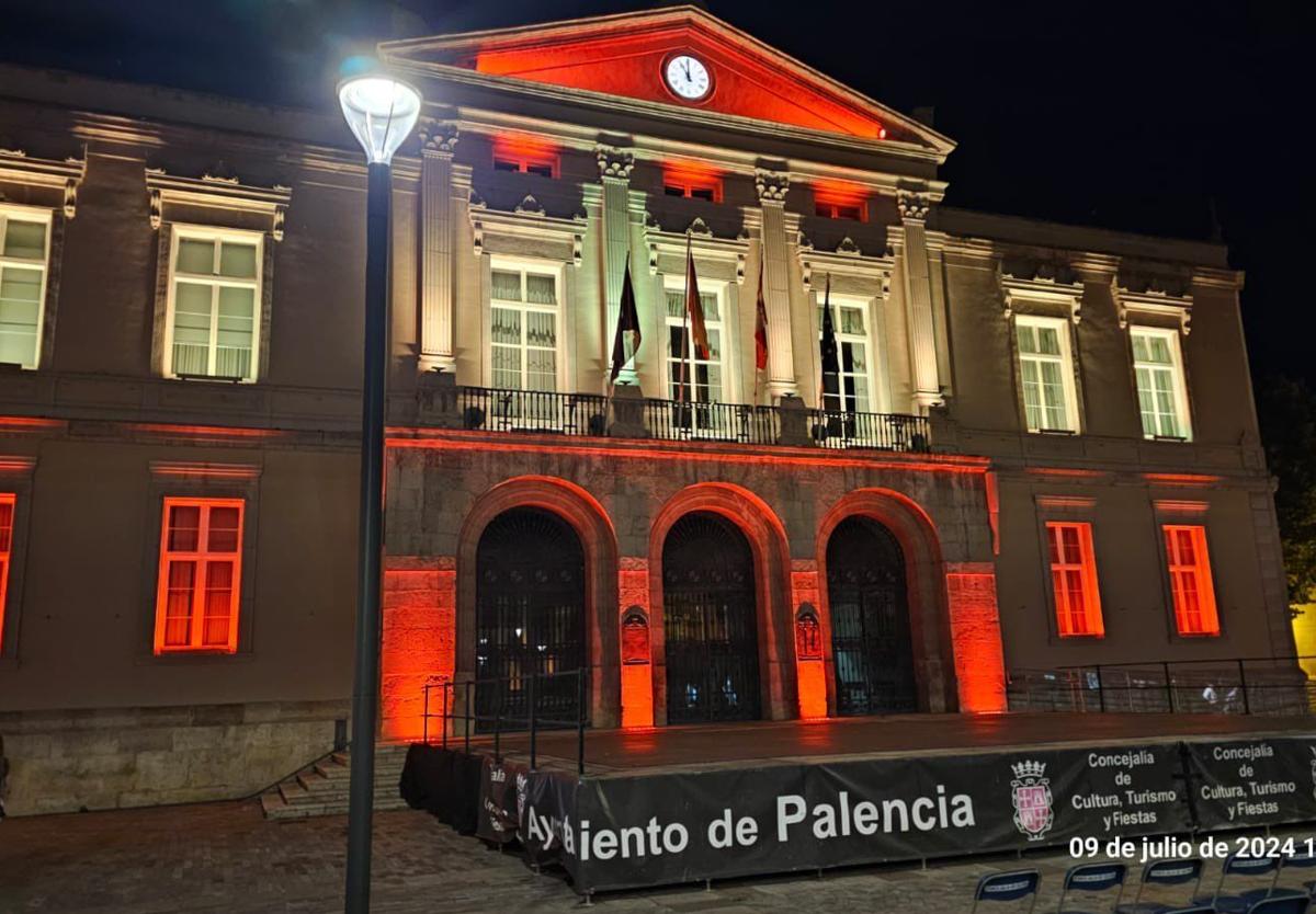 Fotografía publicada por la alcaldesa tras la semifinal contra Francia.