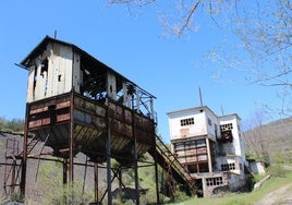 Instalaciones de la mina de San Cebrián de Mudá.