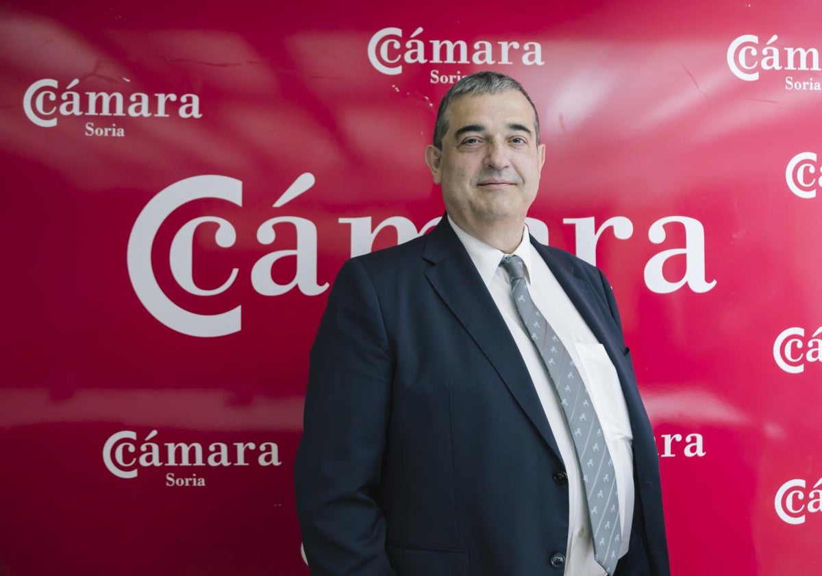 Alberto Santamaría, presidente de la Cámara de Comercio de Soria