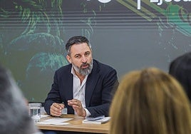 El líder de VOX, Santiago Abascal.