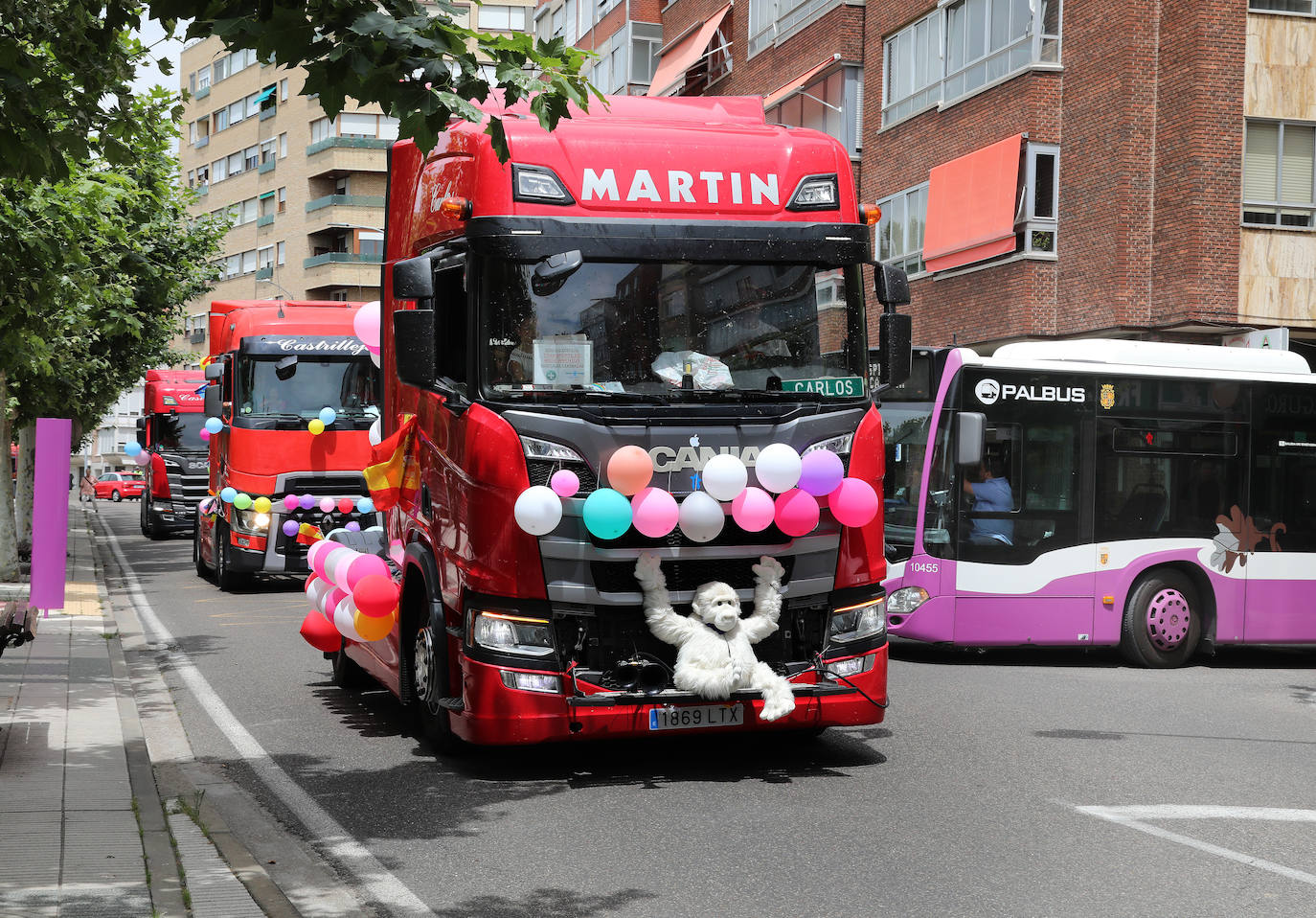 Los camioneros palentinos celebran San Cristóbal
