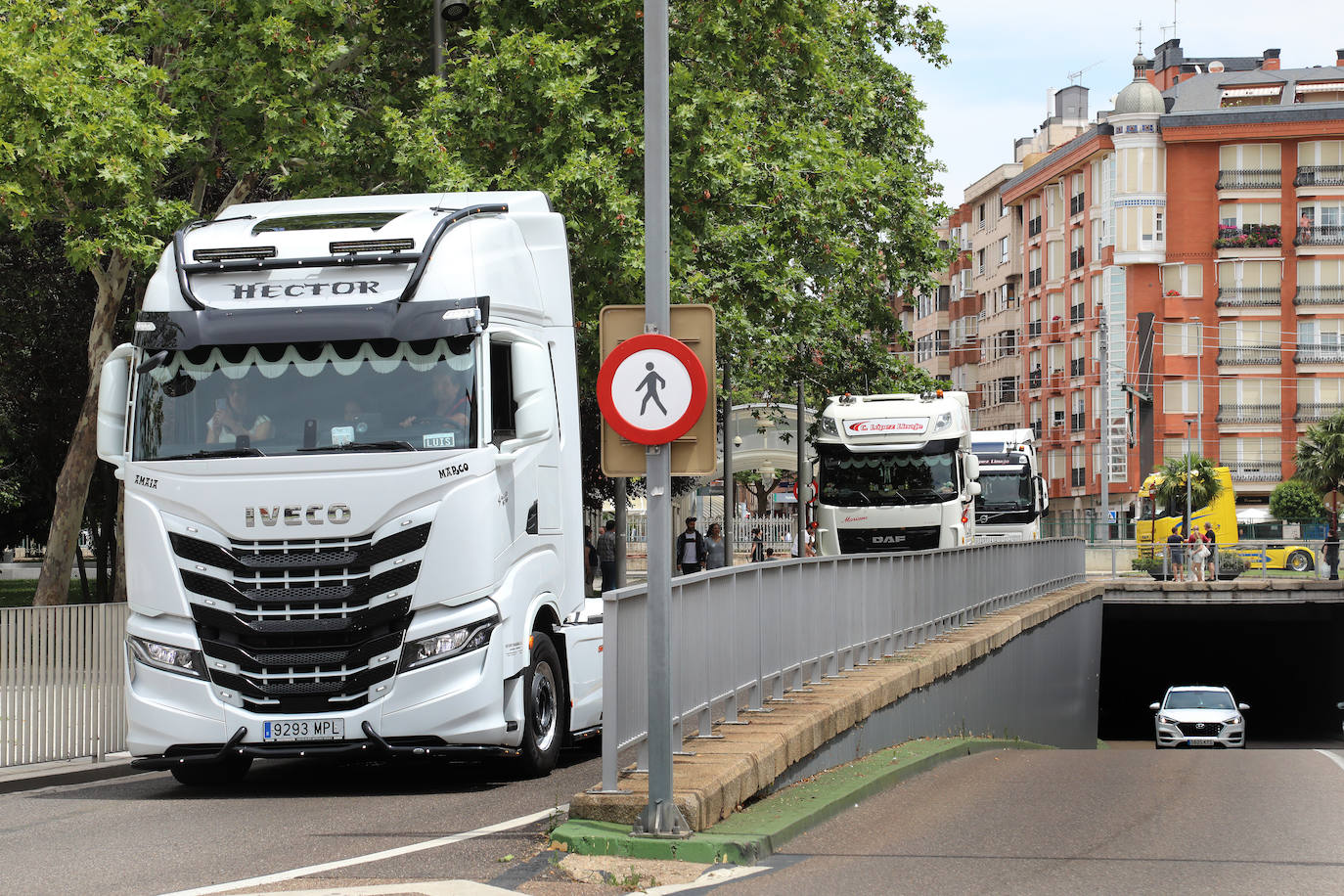 Los camioneros palentinos celebran San Cristóbal