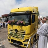 Los camioneros palentinos celebran San Cristóbal