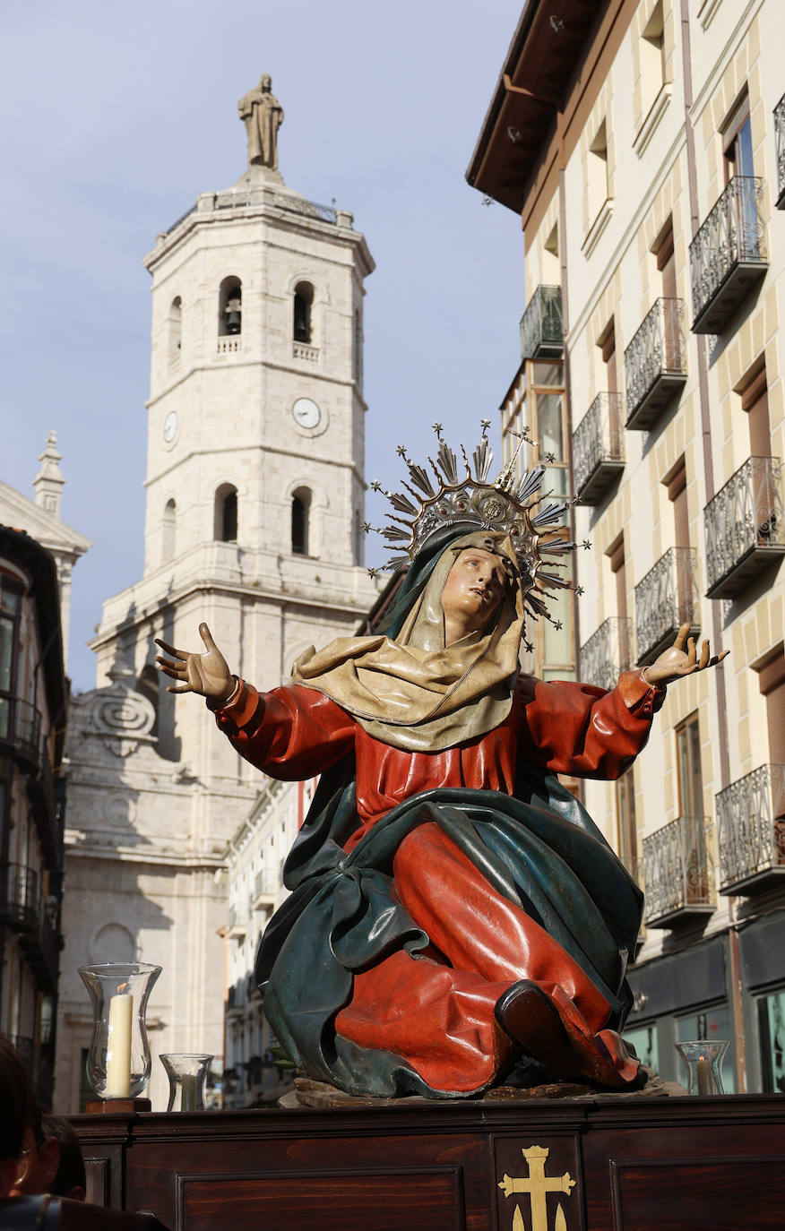 Las imágenes de la misa y procesión de la Virgen de la Vera Cruz