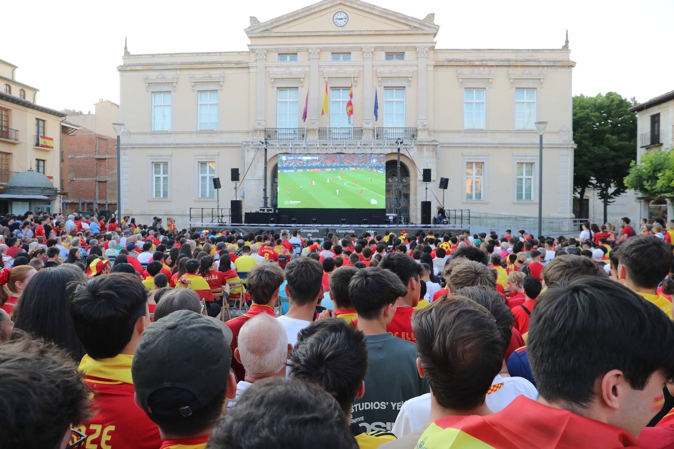 Así viven los palentinos la final de la Eurocopa entre España e Inglaterra