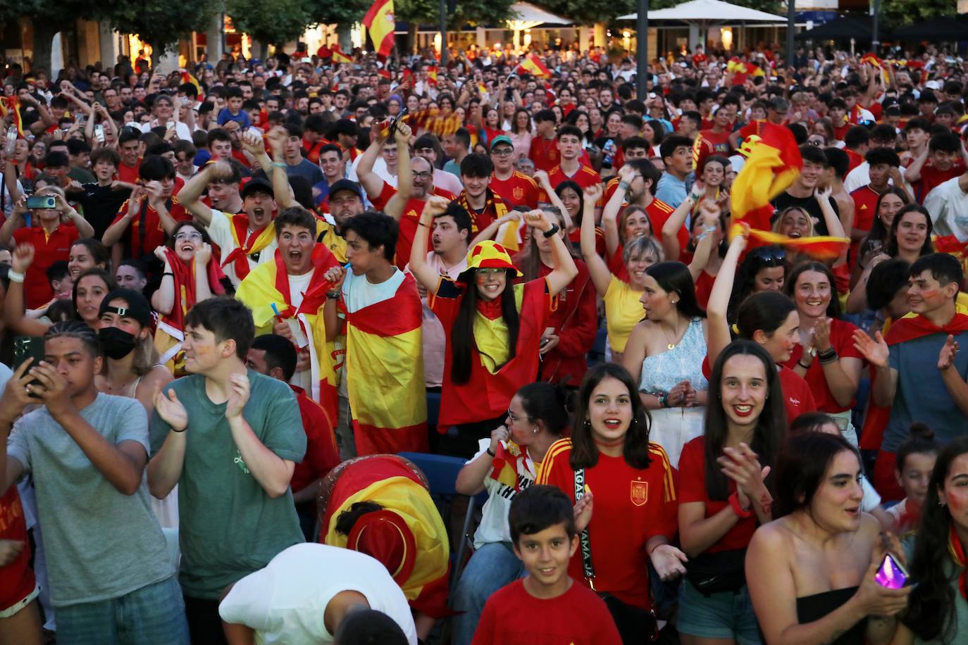 Así viven los palentinos la final de la Eurocopa entre España e Inglaterra