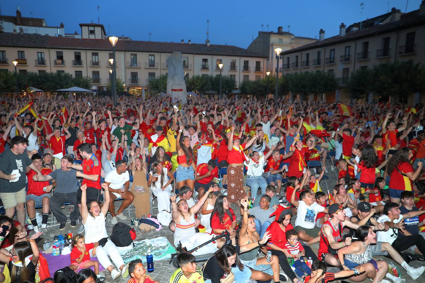 Así viven los palentinos la final de la Eurocopa entre España e Inglaterra