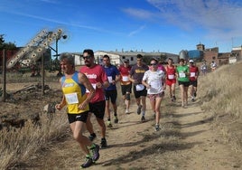 Corredores del trail, durante la prueba.