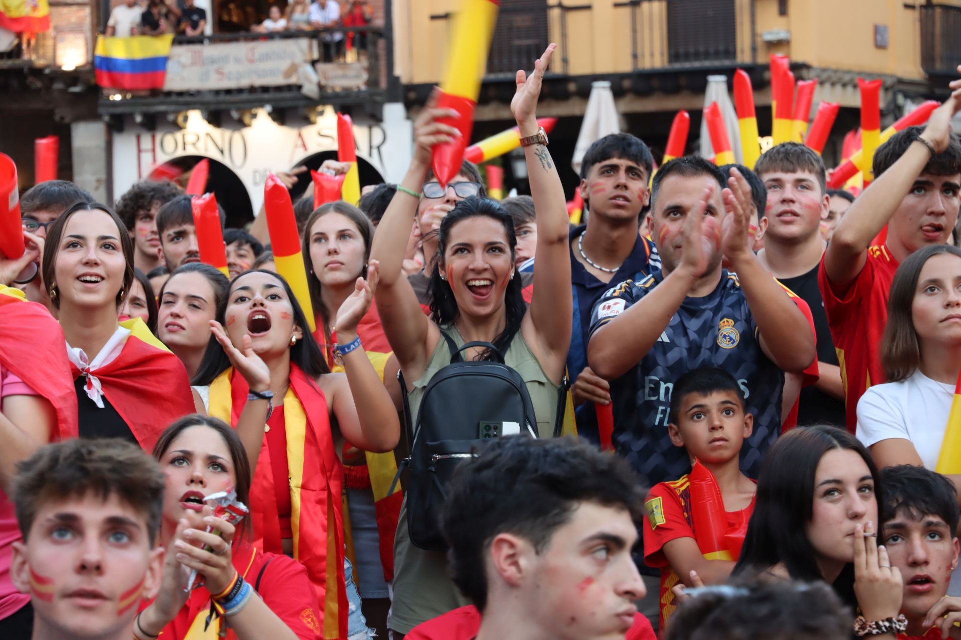 Así vivió Segovia el triunfo de España en la Eurocopa