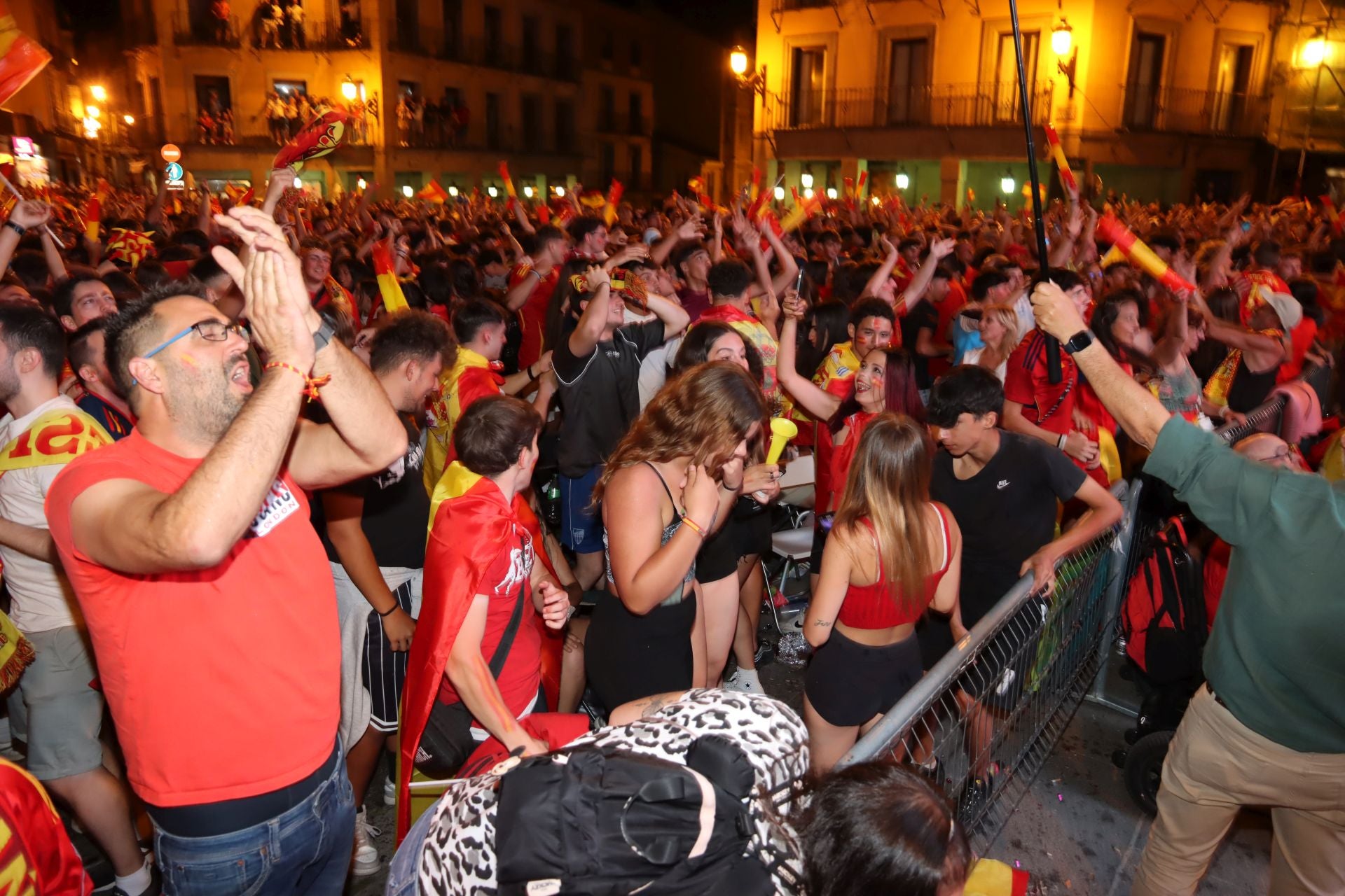 Así vivió Segovia el triunfo de España en la Eurocopa