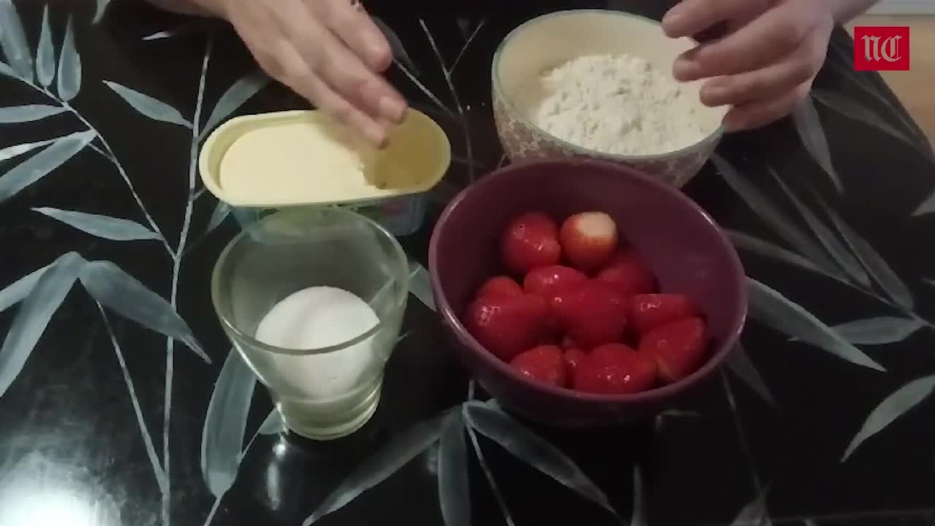 Receta de galletas de fresa