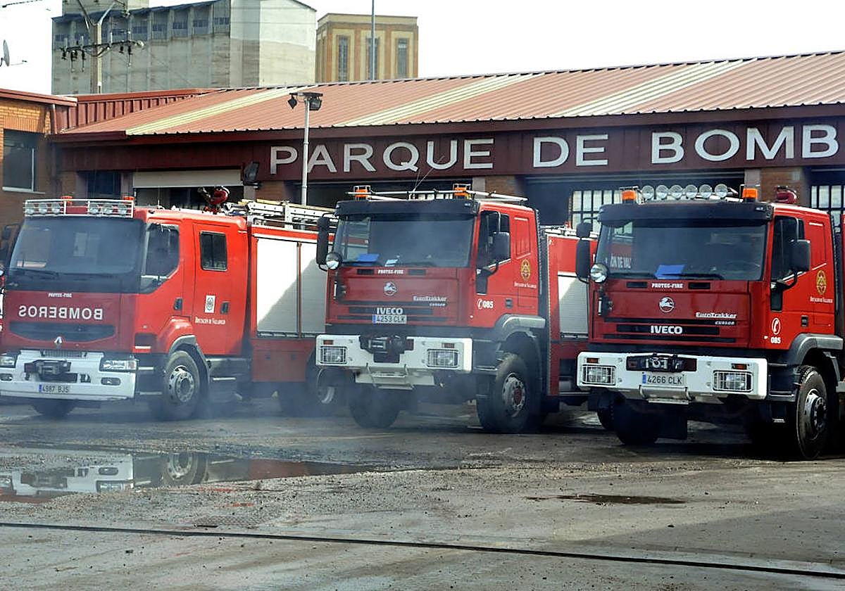 Parque de Bomberos de la Diputación de Valladolid en Medina del Campo.