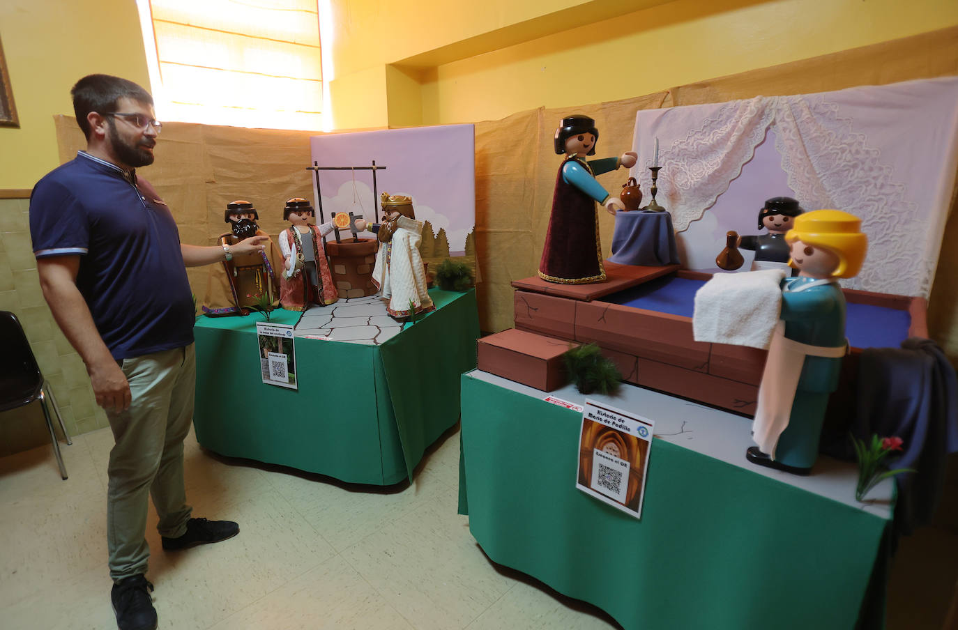 Astudillo acoge la muestra más grande de Playmobil de Palencia