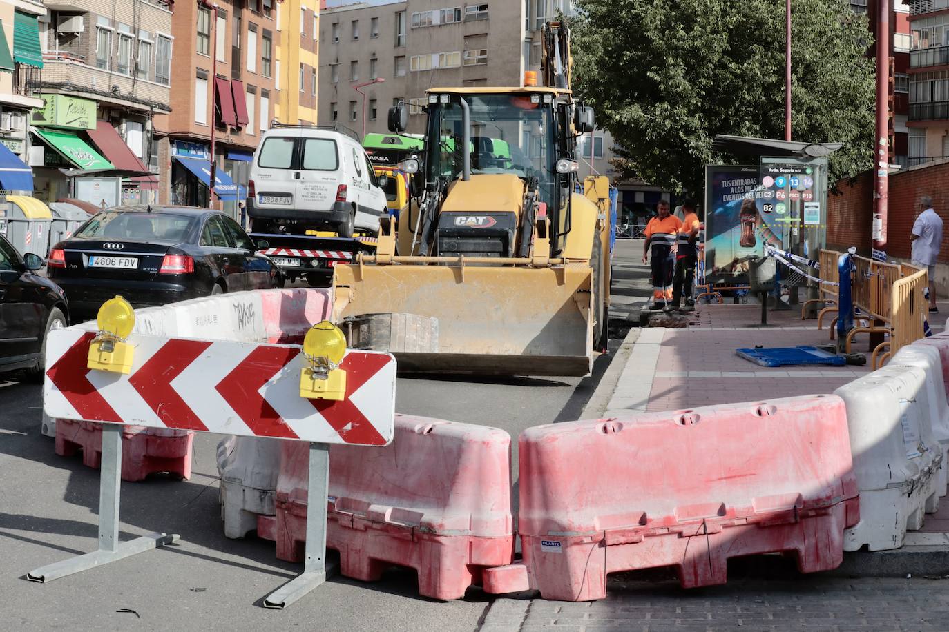 Las imágenes del socavón de la avenida de Segovia